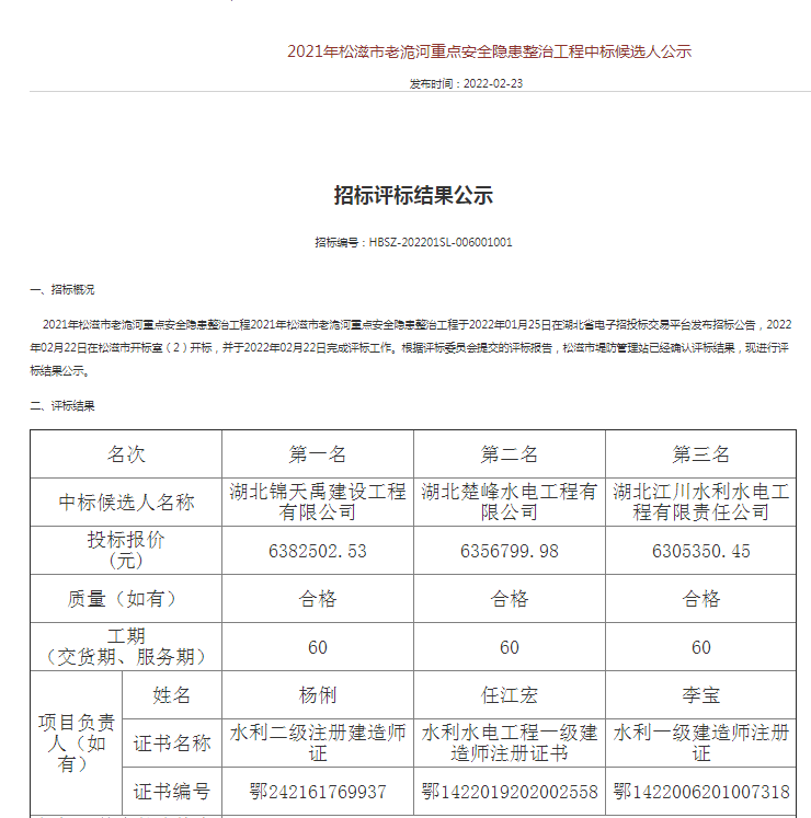 2021年松滋市老洈河重點(diǎn)安全隱患整治工程中標(biāo)候選人公示.png